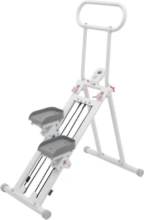 Opvouwbare stepper hometrainer - zwart