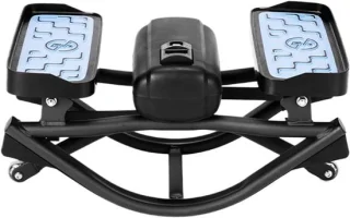 Oscillerende stepper - mini hometrainer - zwart