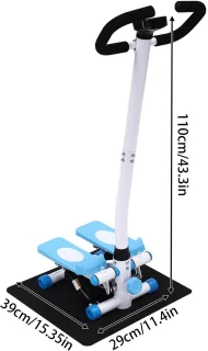 Paco Goederen® Fitness Stepper met Stuur