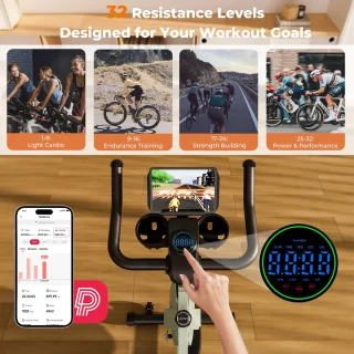 Paco Goederen® Hometrainer Spinningfiets