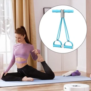 Pedaal enkel trainer - 26 x 24 x 7 cm - blauw