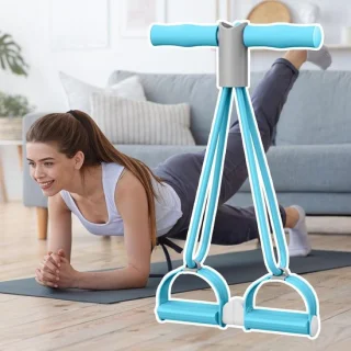 Pedaal enkel trainer fitness elastiek