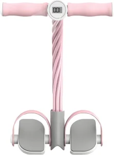 Pedaal trekker elastische trainer 27.6 x 16.3 cm roze