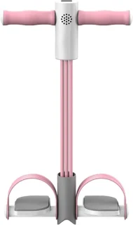 Pedaal trekoefenband roze