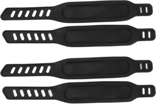 Pedaalriemen hometrainer - 4 stuks - zwart