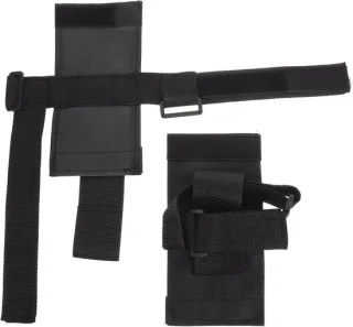 Pedaalriemen hometrainer - voetbanden fiets - zwart