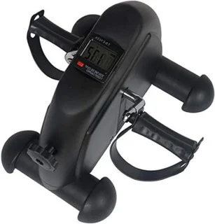 Pedaaltrainer Hometrainer - Onderbureaufiets Zwart