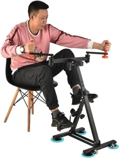 Pedaaltrainer hometrainer revalidatie zwart