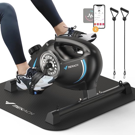 Pedaaltrainer Mini-Fietstrainer Met Weerstandsbanden En Antislipmat