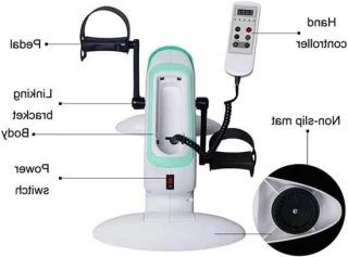 Pedaaltrainer Mini hometrainer Zwart