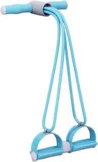 Pedaaltrekker fitnessapparaat 26 x 24 x 7 cm blauw
