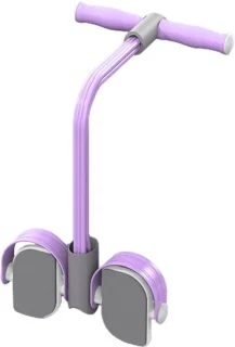 Pedaaltrekker weerstandsband - 6 buis trainer - 55x27cm - paars