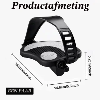 Pedalen voor hometrainer met 9/16-schroefdraad