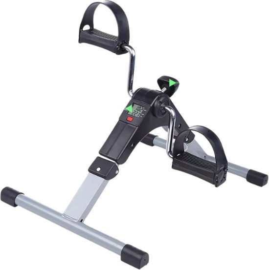 RM Store® Opvouwbare Fietstrainer Verstelbare Pedalen Zwart