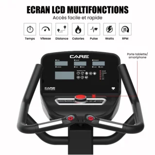 ROADSTER Halfliggende Led Hometrainer Zelf Aangedreven