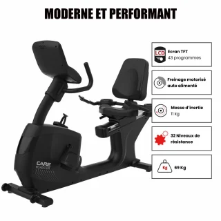 Roadster TFT halfliggende hometrainer zelf aangedreven
