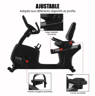 Roadster TFT halfliggende hometrainer zelf aangedreven