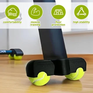 Rocker plate feet voor indoor cyclingtrainer - ShopVlot