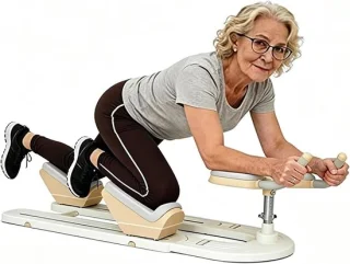 Rugstrekmachine wervelkolom trainer 106 x 46 cm zwart