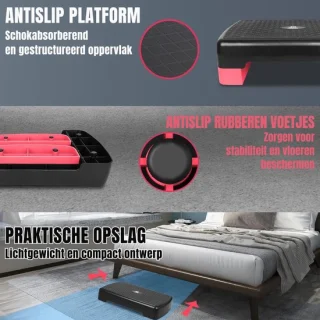 SAVI® Fitness Stepper - Rood
