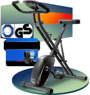 SCH® Hometrainer Fiets - Zwart