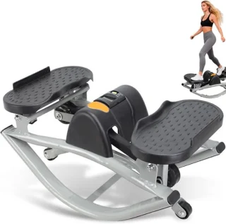 Schommelende fitness stepper