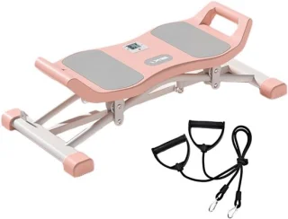 Schuifmachine balans aerobe trainer 68 cm roze