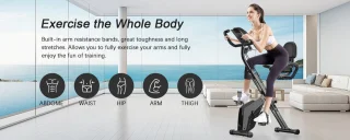 Seastone X-bike 4-in-1 Opvouwbare Hometrainer Zwart