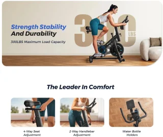 Serolux Hometrainer Fiets Zwart