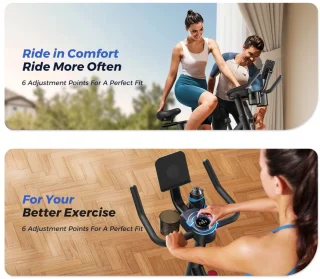 Serolux Hometrainer Fiets Zwart