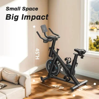 Serolux Hometrainer Fiets Zwart