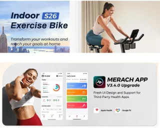 Serolux Hometrainer Fiets Zwart