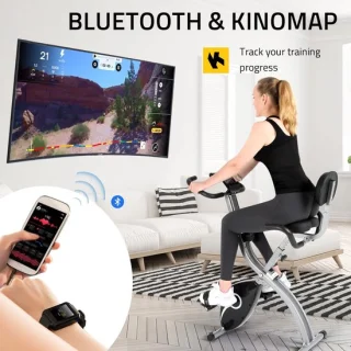 ShopVlot mini fitnessfiets opvouwbaar