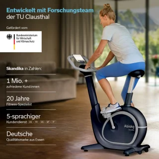 Skandika Abisko Ergometer Hometrainer Antraciet