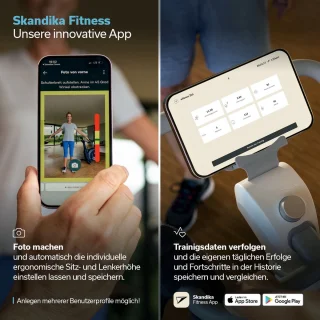 Skandika Abisko Ergometer Hometrainer Wit