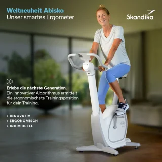 Skandika Abisko Ergometer Hometrainer Wit