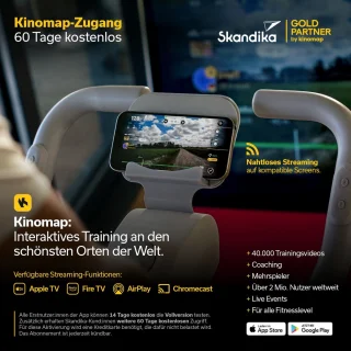 Skandika Abisko Ergometer Hometrainer Wit