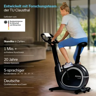 Skandika Abisko Ergometer Hometrainer Zwart