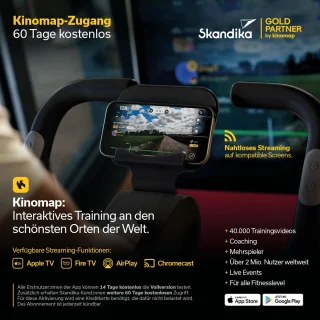Skandika Abisko Ergometer Hometrainer Zwart