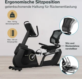 Skandika Cykling P14 ligergometer