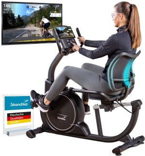 De Skandika Cykling P8-H Comfort Ligfiets Ergometer in één oogopslag