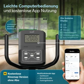 Skandika Cykling P8-H Comfort Ligfiets Ergometer