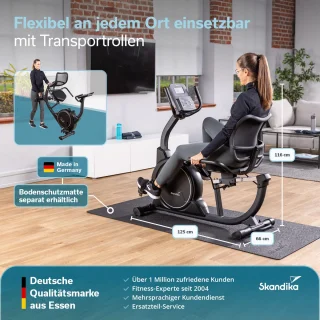 Skandika Cykling P8-H Comfort Ligfiets Ergometer