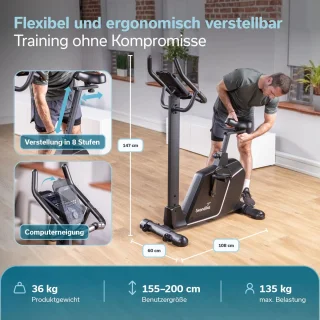 Skandika Ergometer Cykling P10 Hometrainer