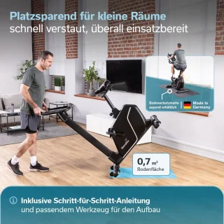 Skandika Ergometer Cykling P10 Hometrainer