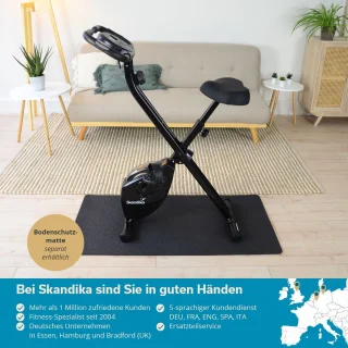 Skandika Foldaway X-1000 Hometrainer Fiets Zwart/Oranje