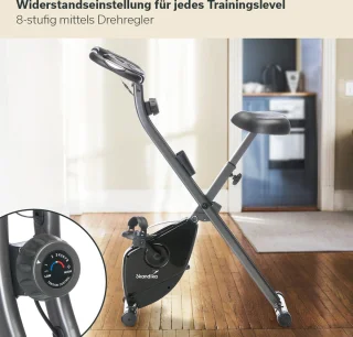 Skandika Foldaway X-1000 Hometrainer Fiets Zwart/Oranje