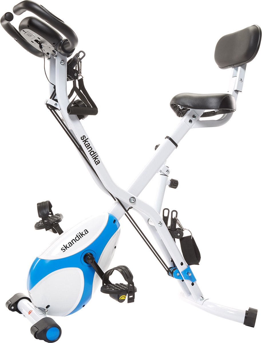 De Skandika Foldaway X-3000 Fitnessbike Hometrainer Black in één oogopslag