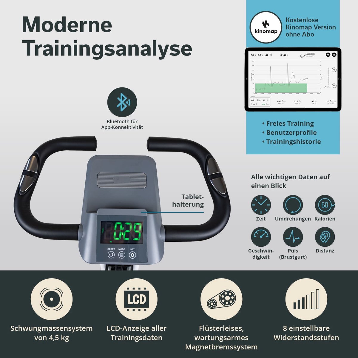 Wat vinden we goed aan de Skandika Foldaway X-3000 Fitnessbike Hometrainer Black