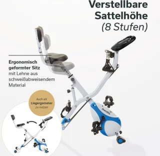 Skandika Foldaway X-3000 Fitnessbike Hometrainer Black